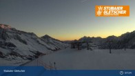 Archiv Foto Webcam Stubaier Gletscher: Aublick Bergstation Murmele 07:00