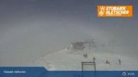 Archived image Webcam Stubai Glacier - View Top Station Murmele 14:00