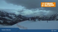 Archiv Foto Webcam Stubaier Gletscher: Aublick Bergstation Murmele 02:00