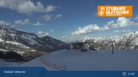 Archiv Foto Webcam Stubaier Gletscher: Aublick Bergstation Murmele 16:00