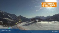 Archiv Foto Webcam Stubaier Gletscher: Aublick Bergstation Murmele 07:00