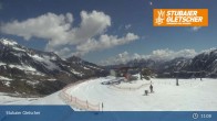 Archiv Foto Webcam Stubaier Gletscher: Aublick Bergstation Murmele 10:00