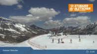 Archiv Foto Webcam Stubaier Gletscher: Aublick Bergstation Murmele 12:00
