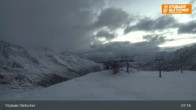Archiv Foto Webcam Stubaier Gletscher: Aublick Bergstation Murmele 06:00