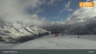 Archiv Foto Webcam Stubaier Gletscher: Aublick Bergstation Murmele 09:00