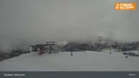 Archiv Foto Webcam Stubaier Gletscher: Aublick Bergstation Murmele 12:00
