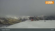 Archiv Foto Webcam Stubaier Gletscher: Aublick Bergstation Murmele 14:00