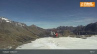 Archiv Foto Webcam Stubaier Gletscher: Aublick Bergstation Murmele 12:00