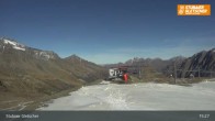 Archiv Foto Webcam Stubaier Gletscher: Aublick Bergstation Murmele 14:00