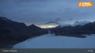 Archiv Foto Webcam Stubaier Gletscher: Aublick Bergstation Murmele 07:00