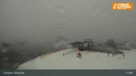 Archiv Foto Webcam Stubaier Gletscher: Aublick Bergstation Murmele 10:00