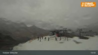 Archiv Foto Webcam Stubaier Gletscher: Aublick Bergstation Murmele 12:00