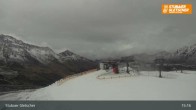 Archiv Foto Webcam Stubaier Gletscher: Aublick Bergstation Murmele 14:00