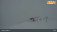 Archiv Foto Webcam Stubaier Gletscher: Aublick Bergstation Murmele 16:00