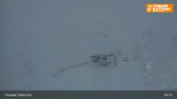 Archiv Foto Webcam Stubaier Gletscher: Aublick Bergstation Murmele 18:00