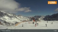 Archived image Webcam Stubai Glacier - View Top Station Murmele 10:00