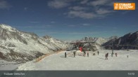 Archived image Webcam Stubai Glacier - View Top Station Murmele 12:00