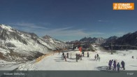 Archived image Webcam Stubai Glacier - View Top Station Murmele 10:00