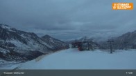 Archiv Foto Webcam Stubaier Gletscher: Aublick Bergstation Murmele 00:00