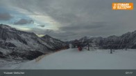 Archiv Foto Webcam Stubaier Gletscher: Aublick Bergstation Murmele 06:00