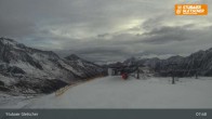 Archiv Foto Webcam Stubaier Gletscher: Aublick Bergstation Murmele 07:00