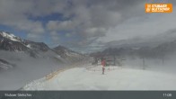 Archiv Foto Webcam Stubaier Gletscher: Aublick Bergstation Murmele 10:00