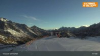 Archiv Foto Webcam Stubaier Gletscher: Aublick Bergstation Murmele 07:00