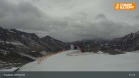 Archiv Foto Webcam Stubaier Gletscher: Aublick Bergstation Murmele 10:00