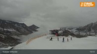 Archived image Webcam Stubai Glacier - View Top Station Murmele 12:00