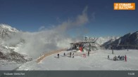 Archived image Webcam Stubai Glacier - View Top Station Murmele 07:00