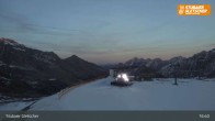 Archiv Foto Webcam Stubaier Gletscher: Aublick Bergstation Murmele 00:00