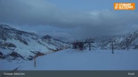 Archiv Foto Webcam Stubaier Gletscher: Aublick Bergstation Murmele 02:00