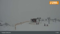 Archiv Foto Webcam Stubaier Gletscher: Aublick Bergstation Murmele 10:00