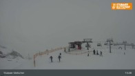 Archiv Foto Webcam Stubaier Gletscher: Aublick Bergstation Murmele 12:00