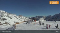 Archiv Foto Webcam Stubaier Gletscher: Aublick Bergstation Murmele 10:00