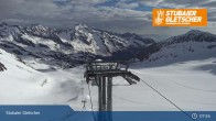 Archived image Webcam Stubai Glacier - View Fernau Station 07:00
