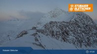 Archiv Foto Webcam Stubaier Gletscher: Ausblick Fernau Bergstation 06:00