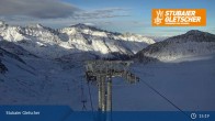 Archived image Webcam Stubai Glacier - View Fernau Station 14:00