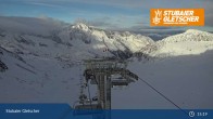 Archived image Webcam Stubai Glacier - View Fernau Station 14:00