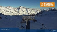 Archived image Webcam Stubai Glacier - View Fernau Station 08:00