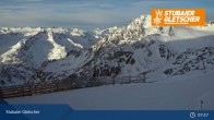 Archiv Foto Webcam Stubaier Gletscher: Ausblick Fernau Bergstation 07:00