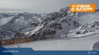 Archiv Foto Webcam Stubaier Gletscher: Ausblick Fernau Bergstation 12:00