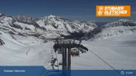 Archiv Foto Webcam Stubaier Gletscher: Ausblick Fernau Bergstation 10:00