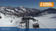 Archiv Foto Webcam Stubaier Gletscher: Ausblick Fernau Bergstation 08:00