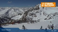Archiv Foto Webcam Stubaier Gletscher: Ausblick Fernau Bergstation 10:00