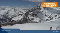 Archiv Foto Webcam Stubaier Gletscher: Ausblick Fernau Bergstation 12:00