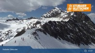 Archiv Foto Webcam Stubaier Gletscher: Ausblick Fernau Bergstation 14:00