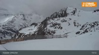 Archiv Foto Webcam Stubaier Gletscher: Ausblick Fernau Bergstation 12:00