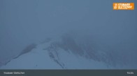 Archiv Foto Webcam Stubaier Gletscher: Ausblick Fernau Bergstation 00:00