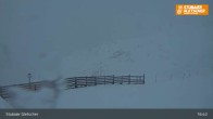 Archiv Foto Webcam Stubaier Gletscher: Ausblick Fernau Bergstation 16:00